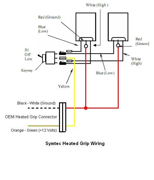 Symtec Heated Grip Wiring Diagram heated seat switch wiring diagram 